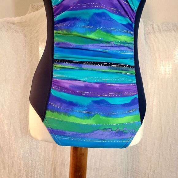 Multi-colored One Piece Swimsuit Size S/M - Picture 7 of 9